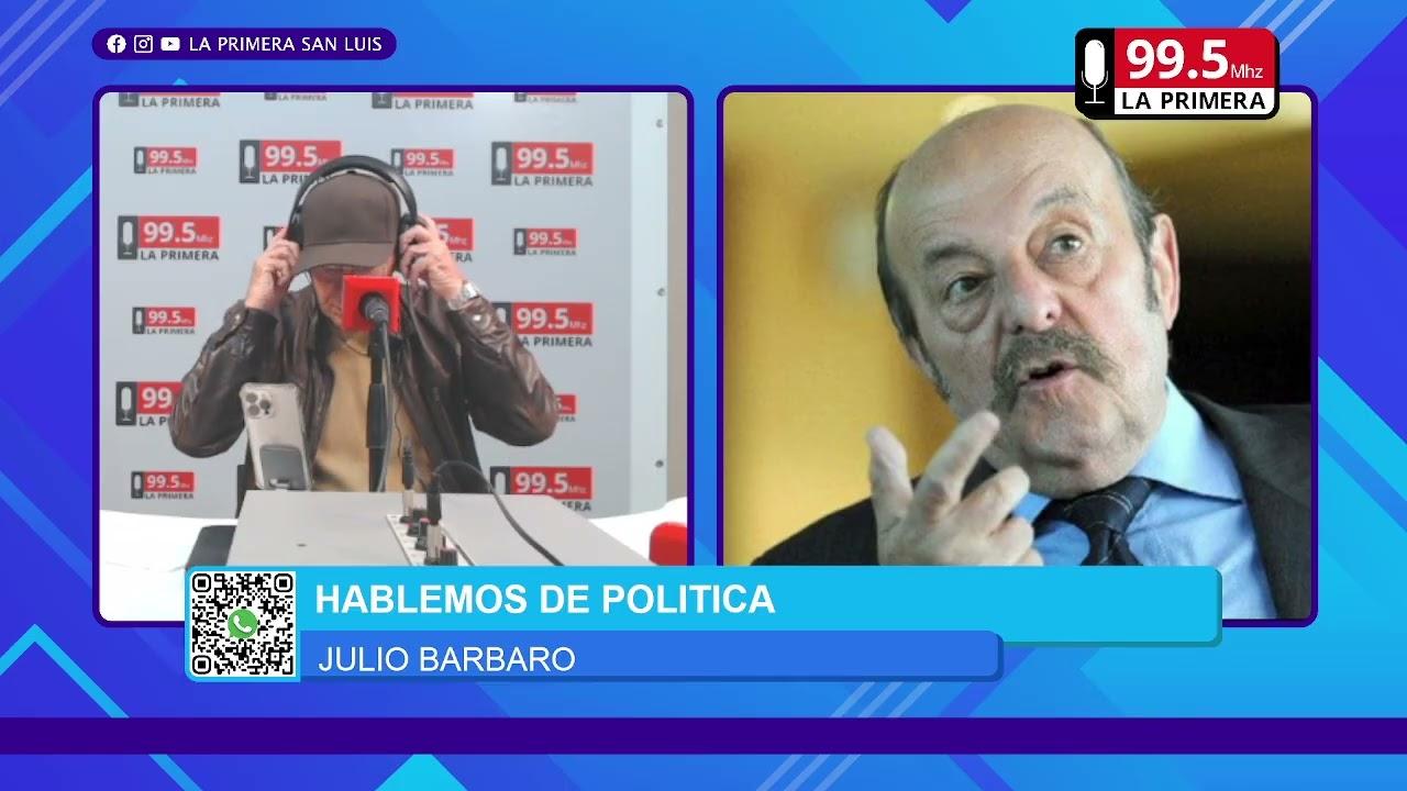 El analista político Julio Bárbaro dialogando con Alberto Trombetta sobre el fallecimiento de Chunchuna Villafañe y el escenario del PJ.