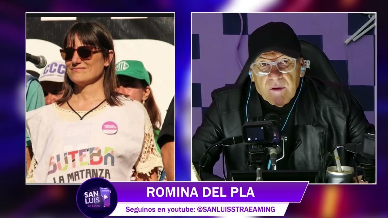 Romina Del Plá con Trombetta: "El Gobierno mira para otro lado"
