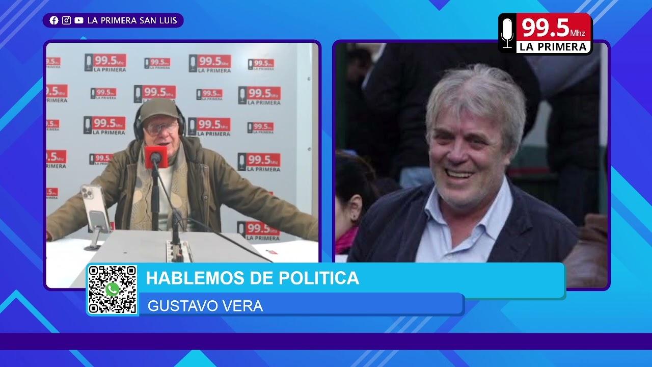 El dirigente de La Alameda Gustavo Vera dialogando en directo por streaming con Alberto Trombetta en Hablemos de Política.