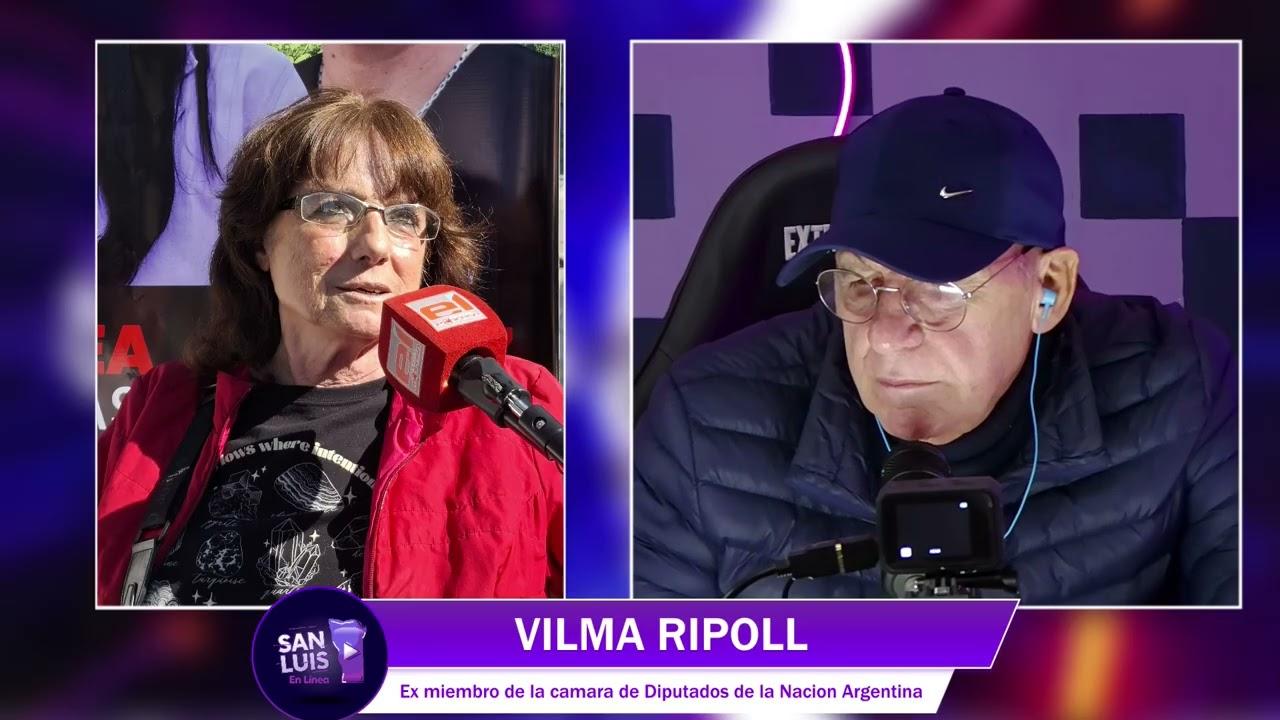 Vilma Ripoll con Trombetta: "Los femicidas están amparados por el poder"
