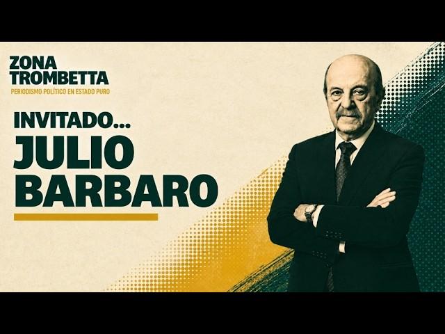 Julio Bárbaro durante una entrevista.