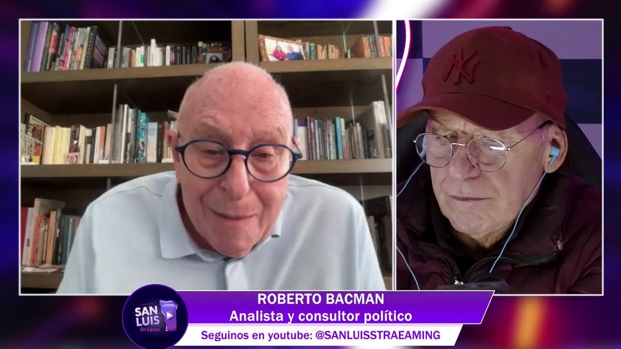Roberto Bacman y Alberto Trombetta durante la entrevista por streaming.