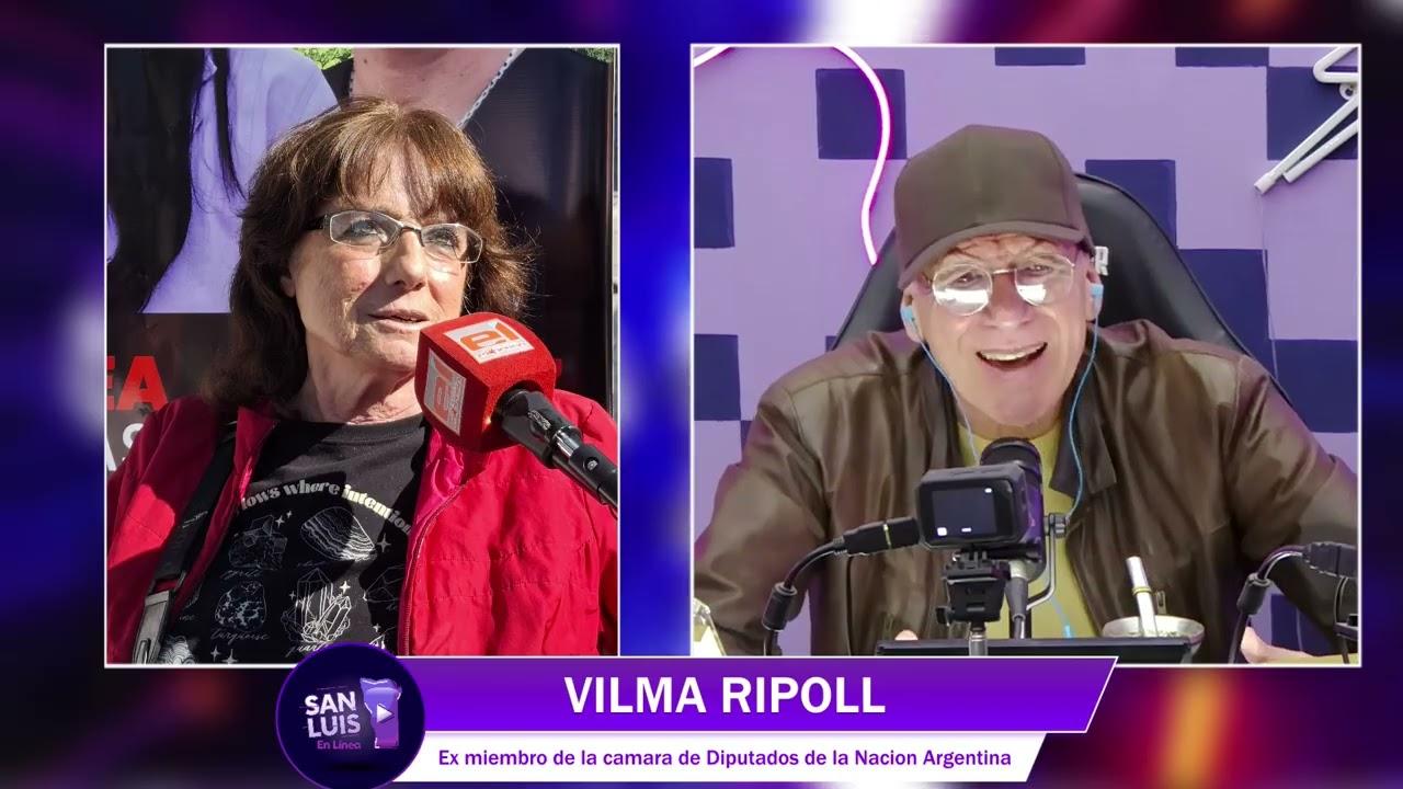 Vilma Ripoll con Trombetta: "Las marchas de ayer fueron impactantes"