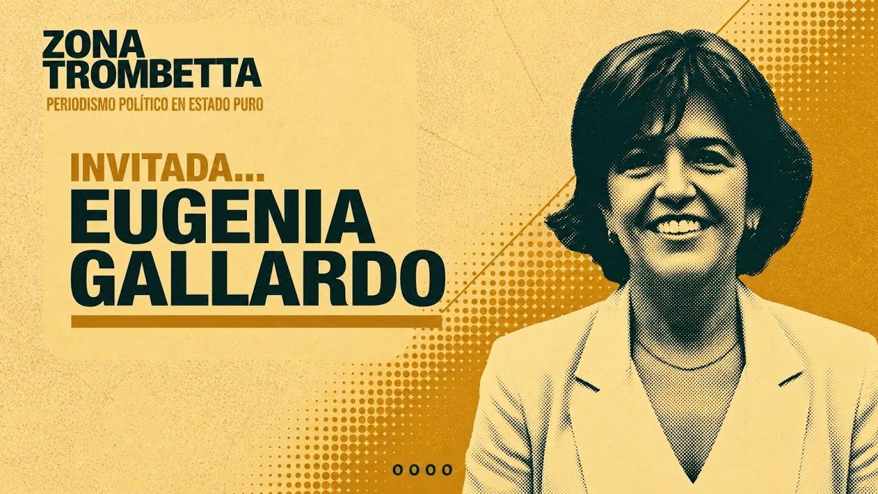 Eugenia Gallardo, diputada provincial, hablando sobre política en San Luis.