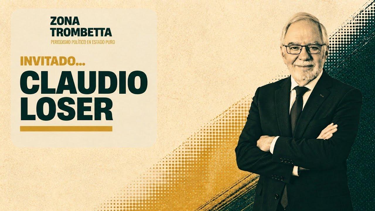 Claudio Loser hablando en entrevista sobre la situación económica de Argentina.