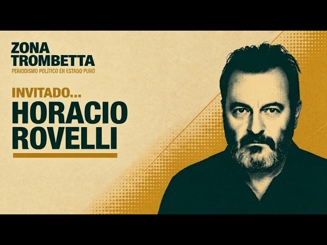 El economista Horacio Rovelli siendo entrevistado sobre la crisis económica argentina.