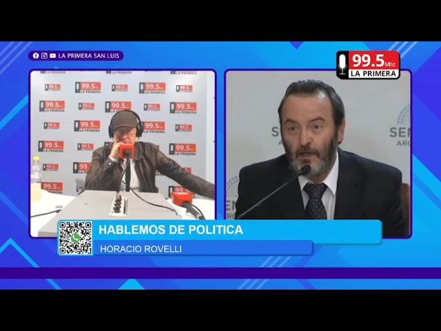 Horacio Rovelli en una entrevista por videollamada con Alberto Trombetta para Hablemos de Política.