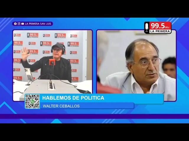 Miniatura de la entrevista de Alberto Trombetta a Walter Ceballos en el ciclo Hablemos de Política.