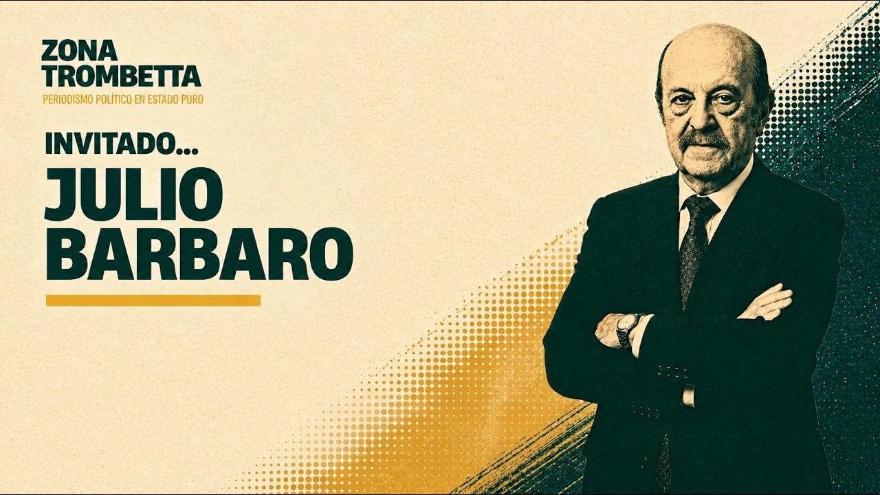 Julio Bárbaro en entrevista analizando la política nacional.