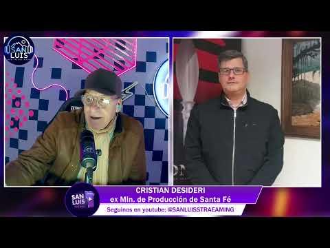 Christian Desideri con Trombetta: "El aparato industrial está herido"