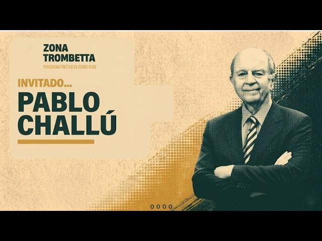 Captura de la entrevista al economista Pablo Challú dialogando vía streaming.