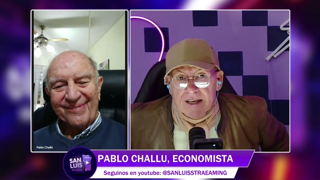 El economista Pablo Challú en una entrevista virtual con Alberto Trombetta analizando los números de la crisis nacional.