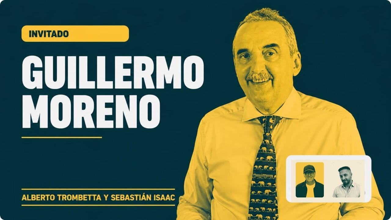 Guillermo Moreno brindando declaraciones sobre la actualidad económica y política