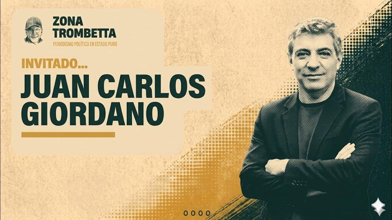 El diputado Juan Carlos Giordano en un fuerte debate durante su entrevista con Alberto Trombetta y Sebastián Isaac