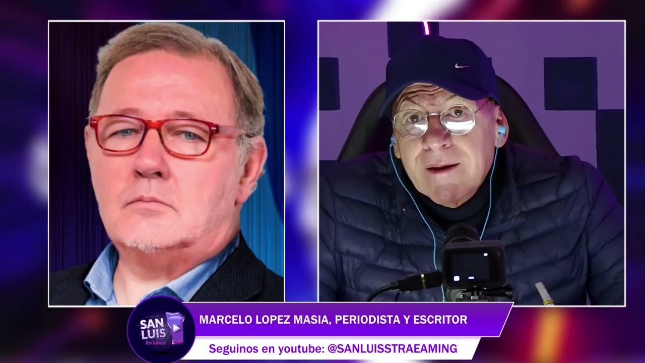 El periodista de investigación Marcelo López Masía analizando con Alberto Trombetta las derivaciones del femicidio de Agostina