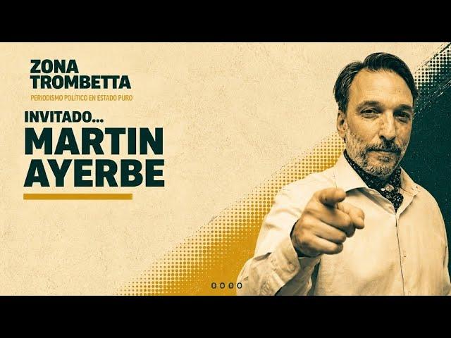 Martín Ayerbe durante su entrevista con Alberto Trombetta y Sebastián Isaac en Justa TV.