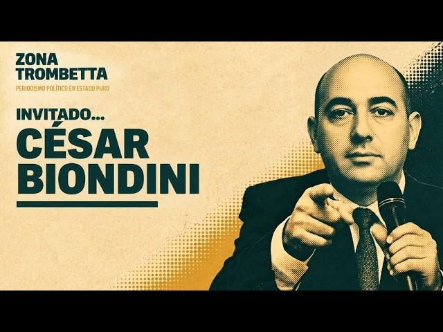 César Biondini brindando una entrevista política de actualidad