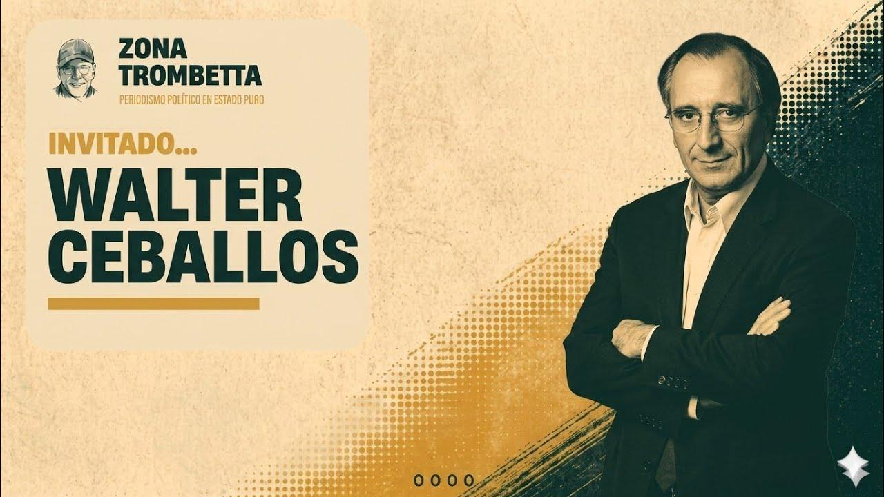 El ingeniero Walter Ceballos hablando sobre política nacional.