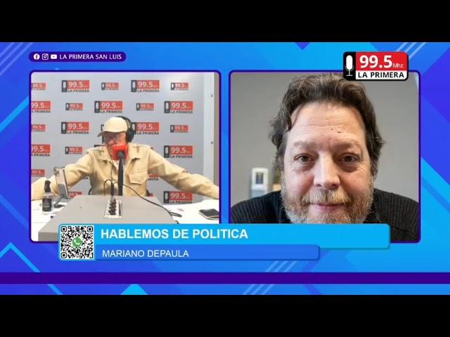Mariano Depaula dialoga en pantalla dividida con Alberto Trombetta sobre geopolítica y el conflicto con Chile
